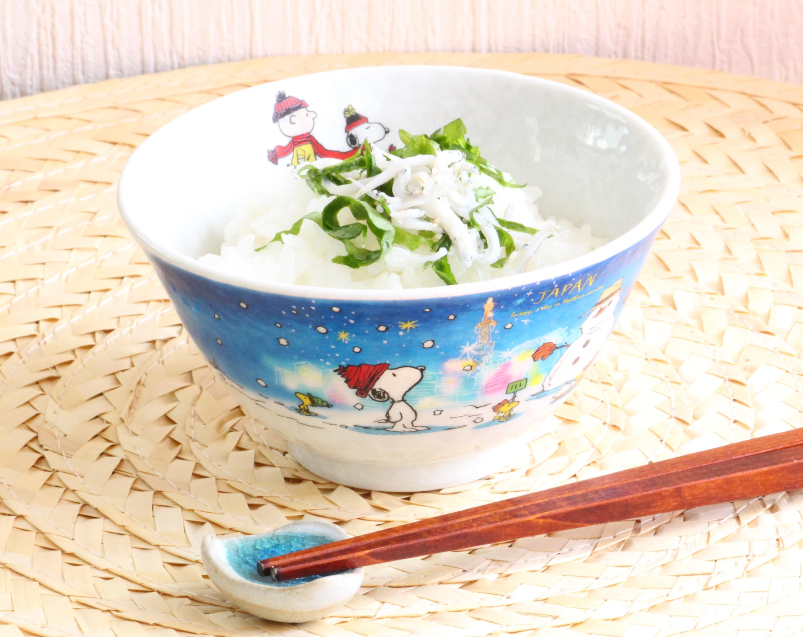 Amazon.com: Snoopy Japan Rice Bowl, Set of 2 : Home & Kitchen